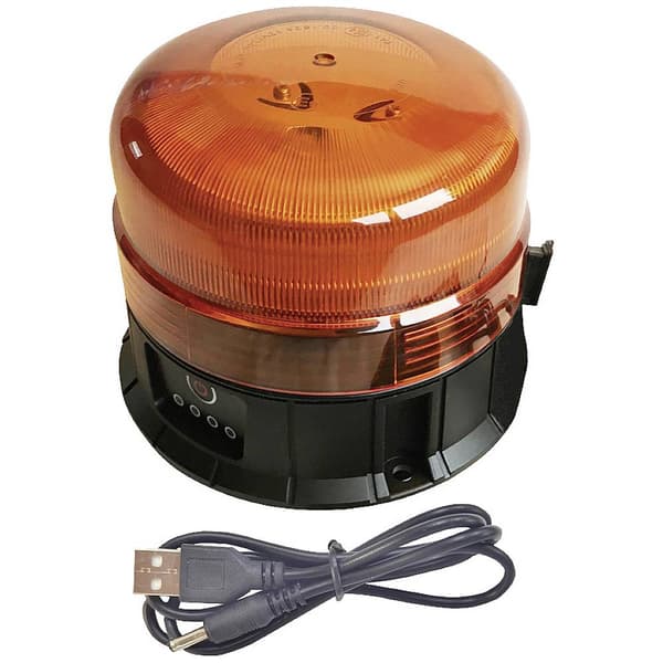 Berger & Schröter Varningsljus Akku LED RKL 12/24VR65 20288 5 V Uppladdningsbara batteri Magnetisk fastsättning, Skruvs