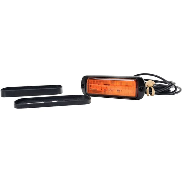 WAS Framblixt / Gatustädare W218 1469 ECO 12 V/DC, 24 V/DC via bilens elsystem Utanpåliggande, Skruvmontering Orange