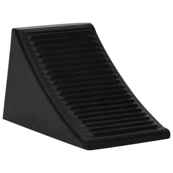 vidaXL stopklods til parkering 4 stk. 16x9x9 cm gummi