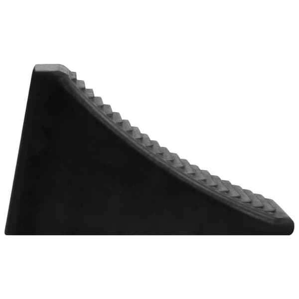 vidaXL stopklods til parkering 4 stk. 16x9x9 cm gummi