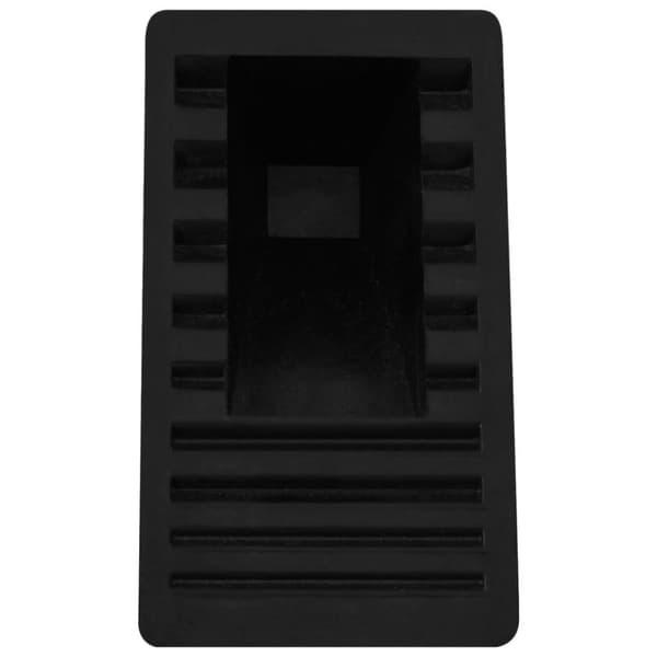 vidaXL stopklods til parkering 4 stk. 16x9x9 cm gummi