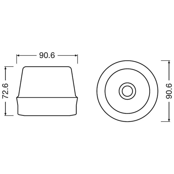 OSRAM LEDSL104 ROAD FLARE Signal TA20 Varningsljus LED-ljus, Magnetfäste Personbil, Lastbil, Quad, SUV, ATV, Husbil, By
