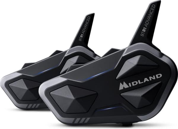 Midland BTR1 Advanced BT Headset -moottoripyöräkypärät, tuplasetti (C1529.01)