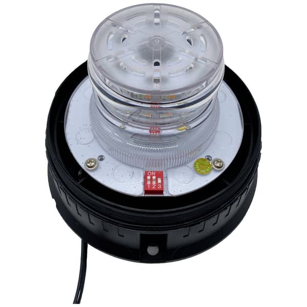 Berger & Schröter Varningsljus SM825HCAB 12 V, 24 V med bilkontakt, via bilens elsystem Magnetisk fastsättning, Skruvmo