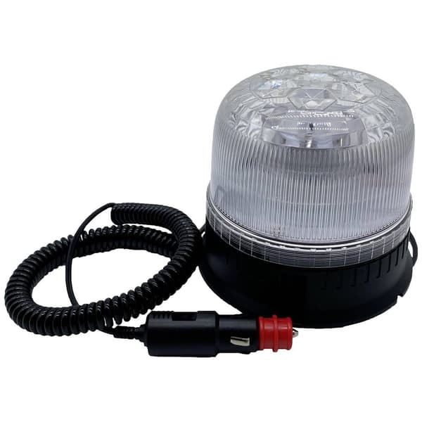 Berger & Schröter Varningsljus SM825HCAB 12 V, 24 V med bilkontakt, via bilens elsystem Magnetisk fastsättning, Skruvmo