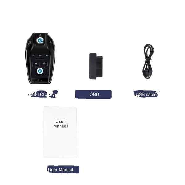 Universal LCD Smart Key, Behagelig Indgang, Tilpasset Tapet, CF920C-sølv