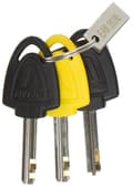 Pikkukuva 3 / 3: AUVRAY levylukko hälyttimellä B-LOCK 06 - keltainen ja musta, tapin halkaisija 6mm
