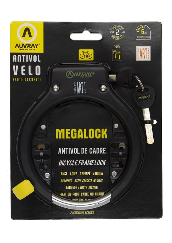 AUVRAY MEGA takapyörän lukko (ART-luokka)