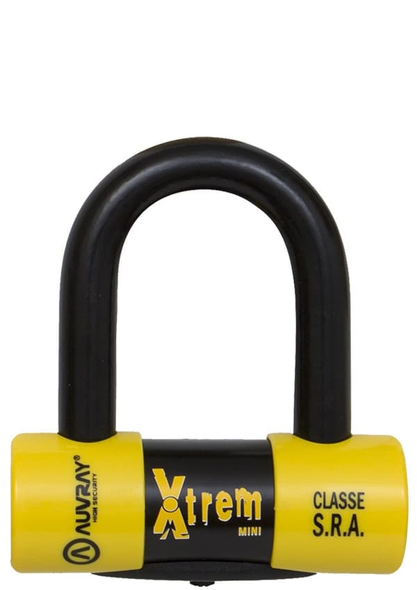 AUVRAY XTREM MINI hänglås med påminnelse - stiftdiameter 16mm, 116mm x 119mm (S.R.A.-klass)