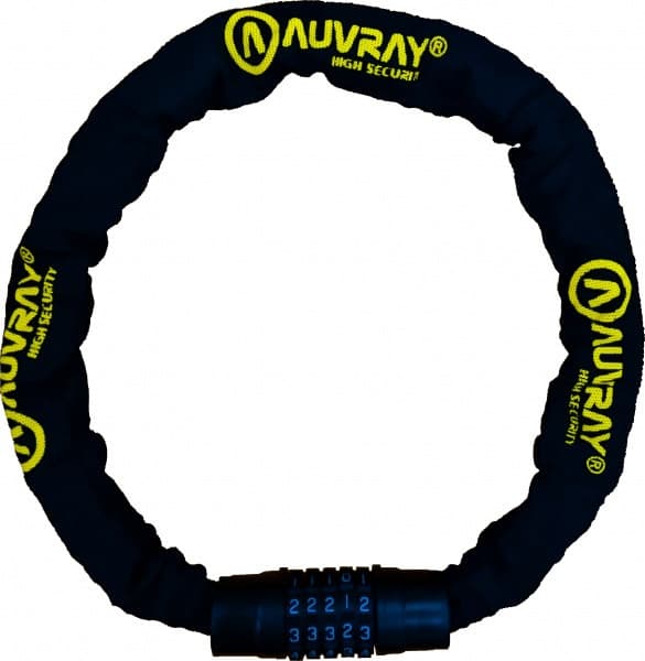 AUVRAY C.CODE ketju yhdistelmälukolla - pituus 120cm, halkaisija 8mm