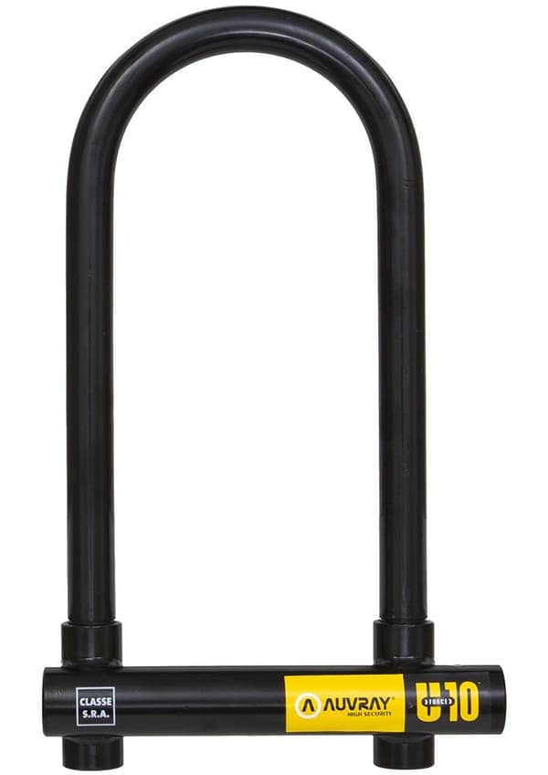 AUVRAY U-LOCK U-FORCE -lukko 10 - 105 x 245 mm, tapin halkaisija 18 mm (S.R.A.-luokka)