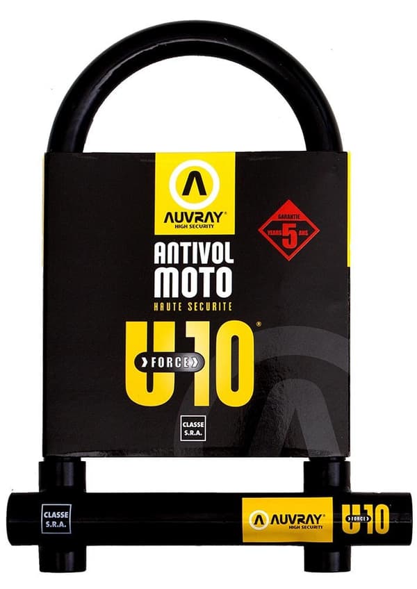AUVRAY U-LOCK U-FORCE -lukko 10 - 120 x 230 mm, tapin halkaisija 18 mm (S.R.A.-luokka)