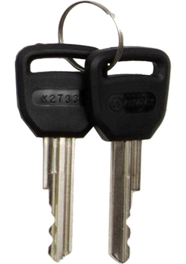 AUVRAY U-LOCK U-ZEN lukko (kumipääpanta) kahvalla - 108 x 235mm
