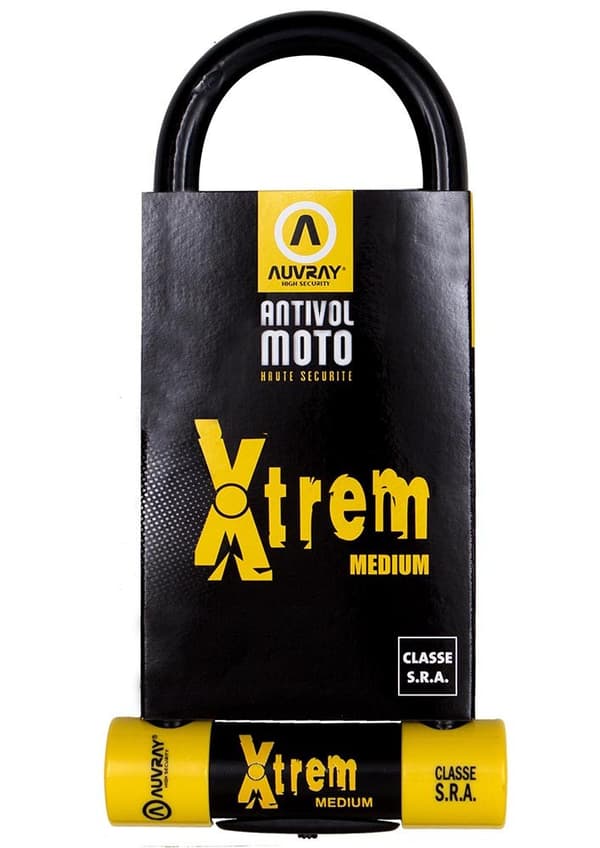 AUVRAY U-LOCK XTREM MEDIUM lukko - tappi 18mm, 85mm x 250mm (S.R.A.-luokka)