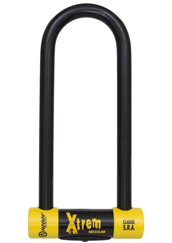 AUVRAY U-LOCK XTREM MEDIUM lukko - tappi 18mm, 85mm x 250mm (S.R.A.-luokka)