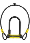 Pikkukuva 1 / 3: AUVRAY U-LOCK U-ROC lukko kaapelilla 100cm - 180x245mm, tapin halkaisija 14mm, kaapelin halkaisija 12mm