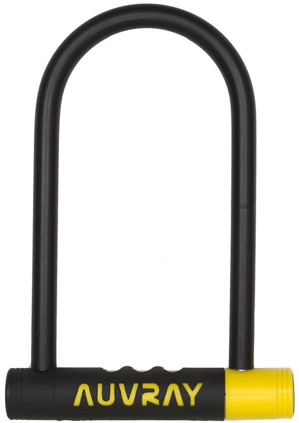 AUVRAY U-LOCK lukko, HÄLYTYS - 128 x 245 mm, tapin halkaisija 14 mm