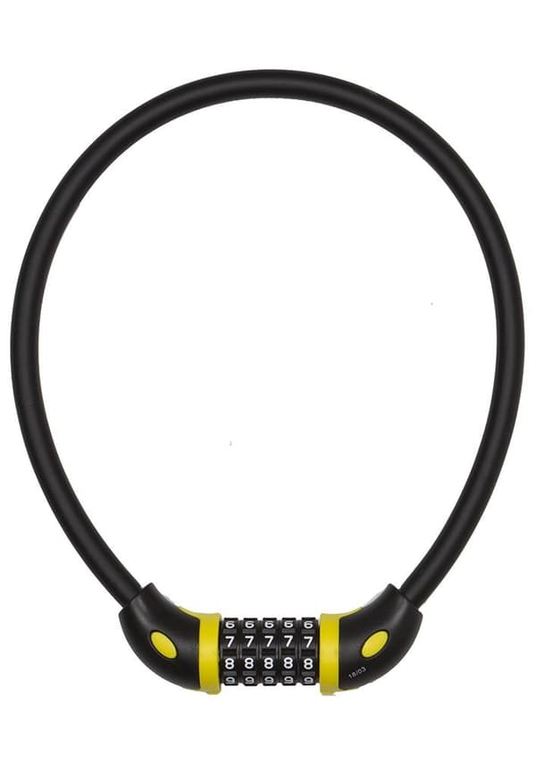 AUVRAY COMBI 65 teräskaapeli yhdistelmälukolla - pituus 65cm, halkaisija 12mm