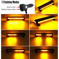 Miniatyrbild 4 av 5: Amber Traffic Advisor Light Bar, 42 LED-lampor, 7 blinklägen, magnetisk bas