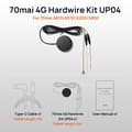 Miniatyrbillede 2 af 2: 4G Hardwire Kit, G-sensor, Realtidsovervågning, Nem installation,4G Hardwire Kit UP04