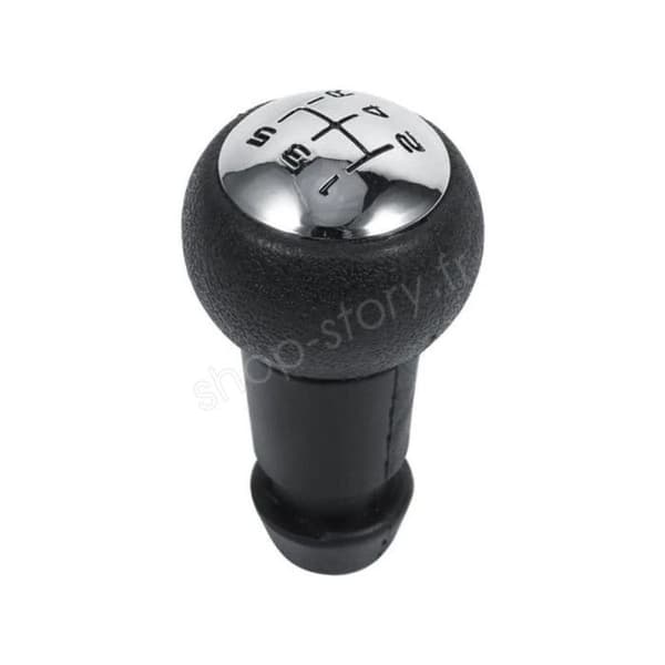 SHOP-STORY - Adapterhylsa + 5-växlad manuell växelspaksknopp för CITROËN C2, C3, C4, Berlingo, PEUGEOT 206, 30