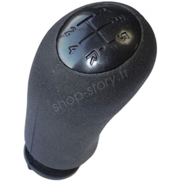 SHOP-STORY - Adapterhylsa + 5-växlad manuell växlingsknopp Svart för Renault Kangoo Grand Kangoo Megane II