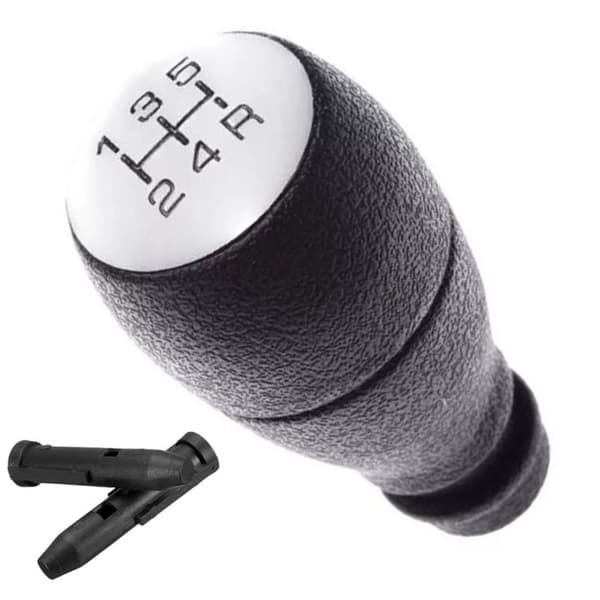 SHOP-STORY M+ RA2903004: Adapterhylsa och krom växelspaksknopp för CITROËN Berlingo, C2, C3 &amp; PEUGEO-fordon