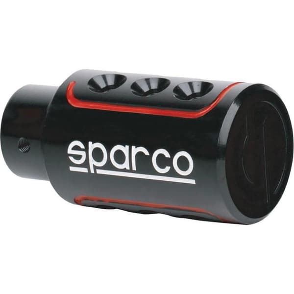 Sparco SPC RACING Växelspaksknopp Svart/Röd