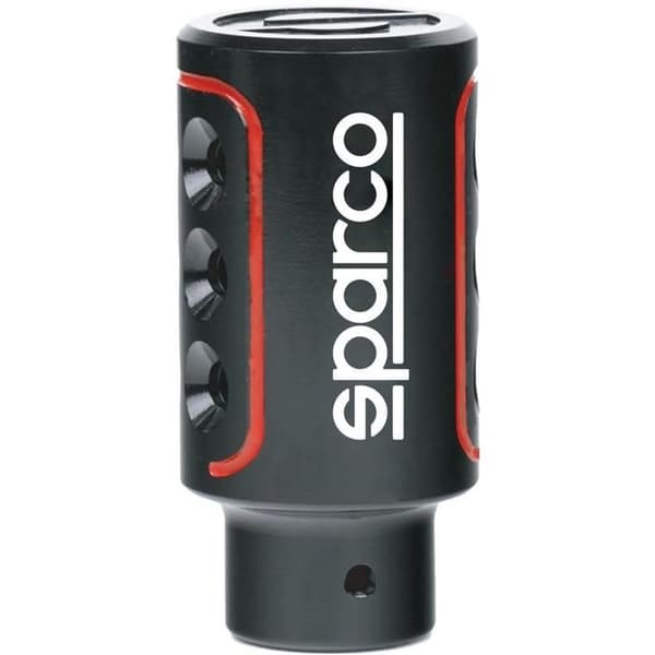Sparco SPC RACING Växelspaksknopp Svart/Röd