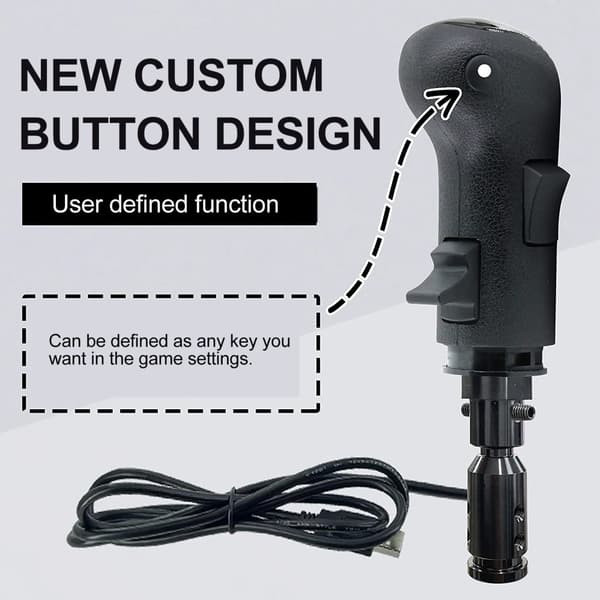 usb simulator shifter professionel pc racing shifter til logitech g25 g27 g29h g920 g923 til thrustmaster til th8a