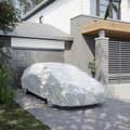 Miniatyrbilde 2 av 11: vidaXL Biltrekk for Sedan med spennestropper full sølv XL
