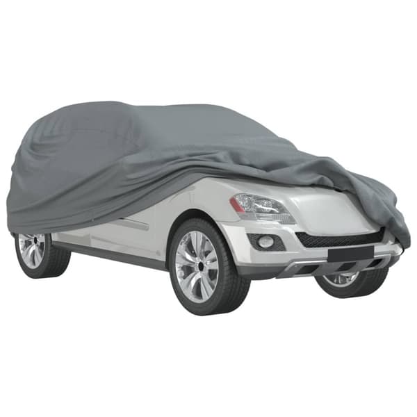 vidaXL Autopeite katumaasturille harmaa M kuitukangas