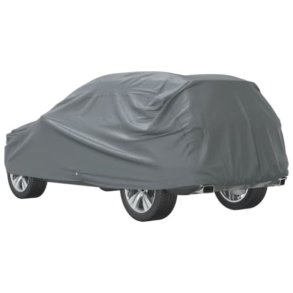 vidaXL Autopeite katumaasturille harmaa M kuitukangas