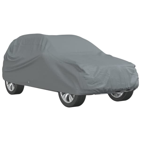 vidaXL Autopeite katumaasturille harmaa M kuitukangas
