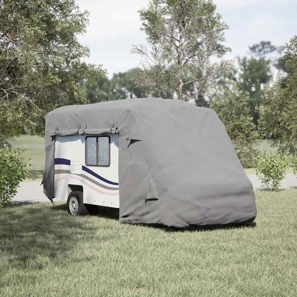 vidaXL Bobiltrekk grå 570x235x275 cm ikke-vevet stoff