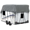 Miniatyrbilde 8 av 10: vidaXL Caravan Taktrekk grå 500x300 cm ikke-vevet stoff