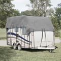 Miniatyrbilde 2 av 10: vidaXL Caravan Taktrekk grå 500x300 cm ikke-vevet stoff