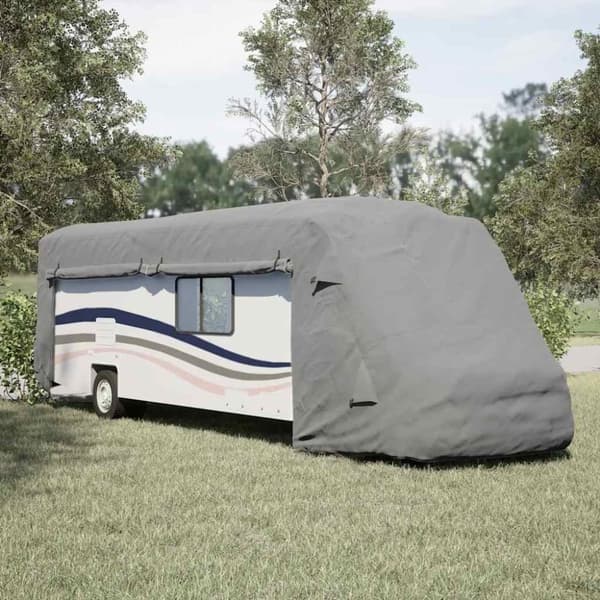 vidaXL Husbilsöverdrag grå 970x235x275 cm non-woven tyg