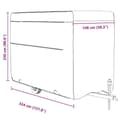 Miniatyrbilde 11 av 11: vidaXL Hestehengertrekk grå 334x148x230 cm ikke-vevet stoff