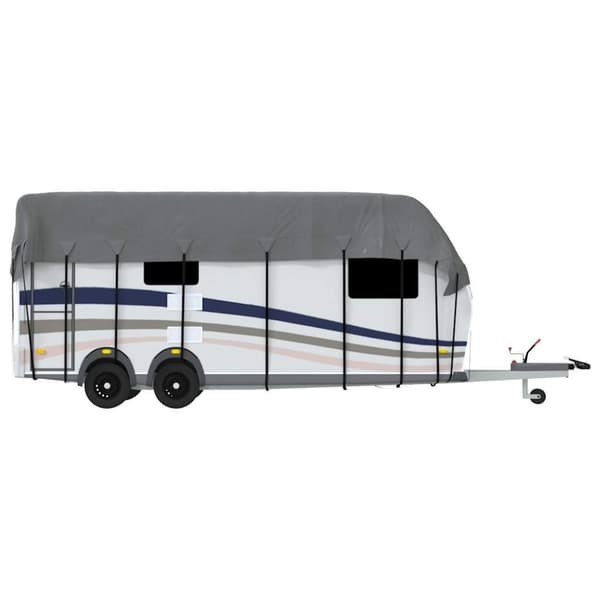 vidaXL Takskydd för husvagn grå 800x300 cm non-woven tyg