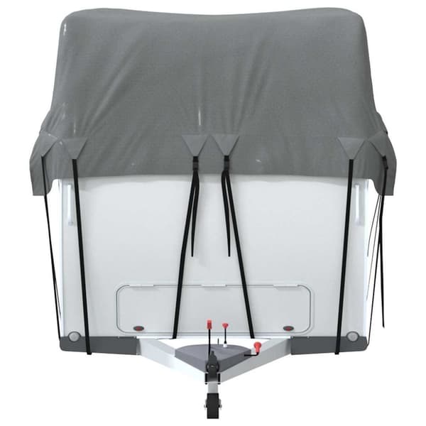 vidaXL Takskydd för husvagn grå 1000x300 cm non-woven tyg