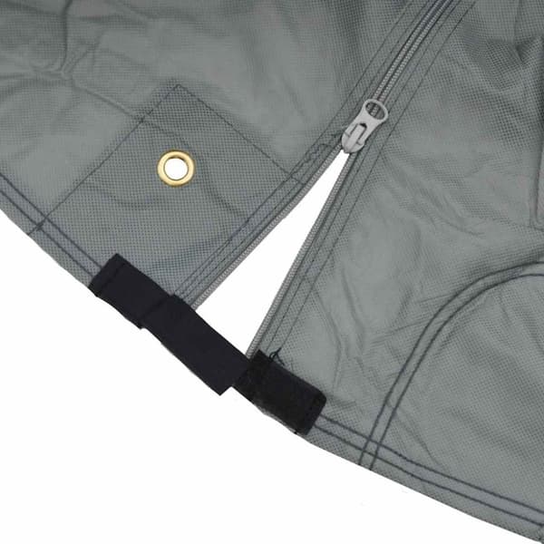 vidaXL Husbilsöverdrag grå 660x235x275 cm non-woven tyg
