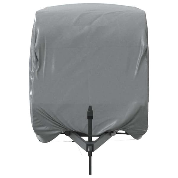 vidaXL Husvagnsöverdrag grå 550x250x220 cm non-woven tyg