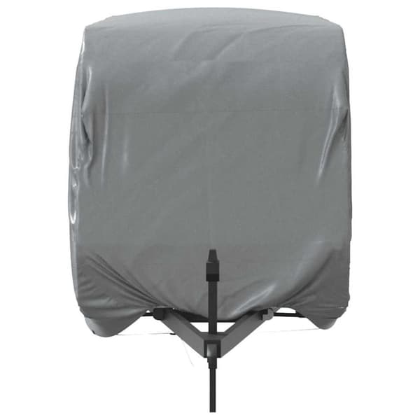 vidaXL Husvagnsöverdrag grå 732x250x220 cm non-woven tyg