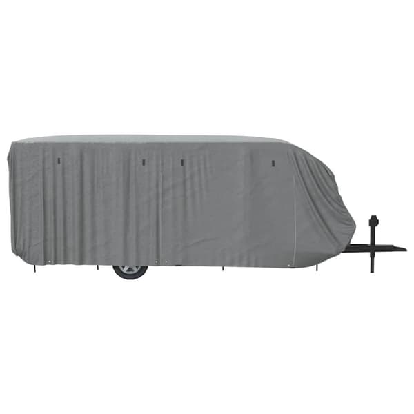 vidaXL Husvagnsöverdrag grå 732x250x220 cm non-woven tyg