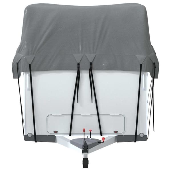 vidaXL Takskydd för husvagn grå 600x300 cm non-woven tyg