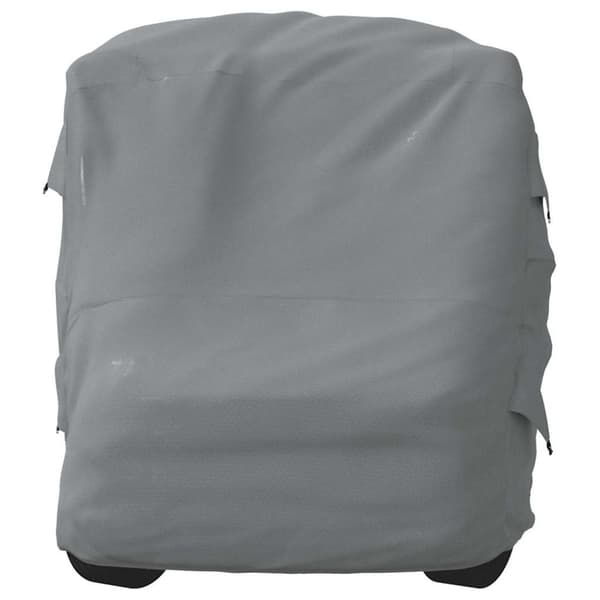 vidaXL asuntoauton päälliset harmaa 610x235x275 cm kuitukangas