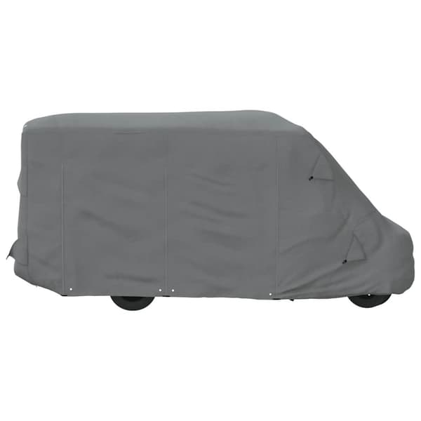 vidaXL asuntoauton päälliset harmaa 610x235x275 cm kuitukangas