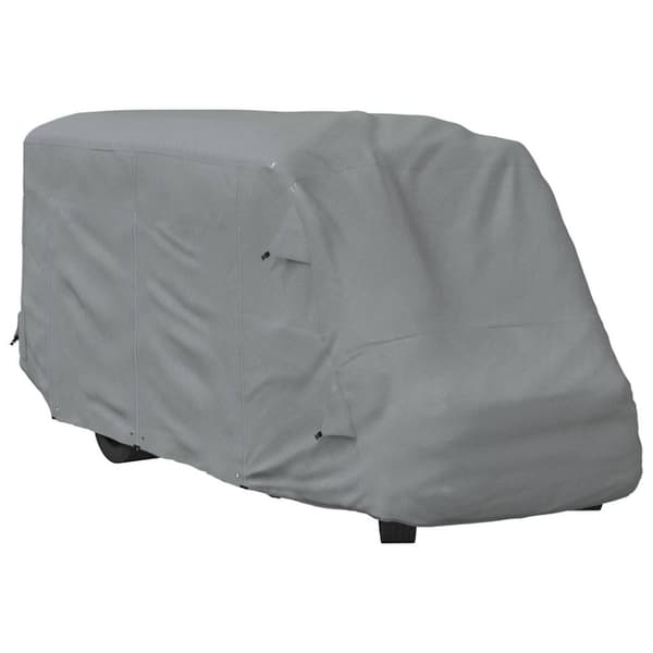 vidaXL asuntoauton päälliset harmaa 610x235x275 cm kuitukangas