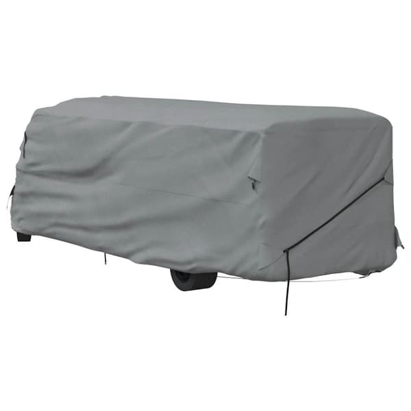 vidaXL asuntoauton päälliset harmaa 970x235x275 cm kuitukangas